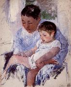 Mary Cassatt Mother and her child china oil painting reproduction